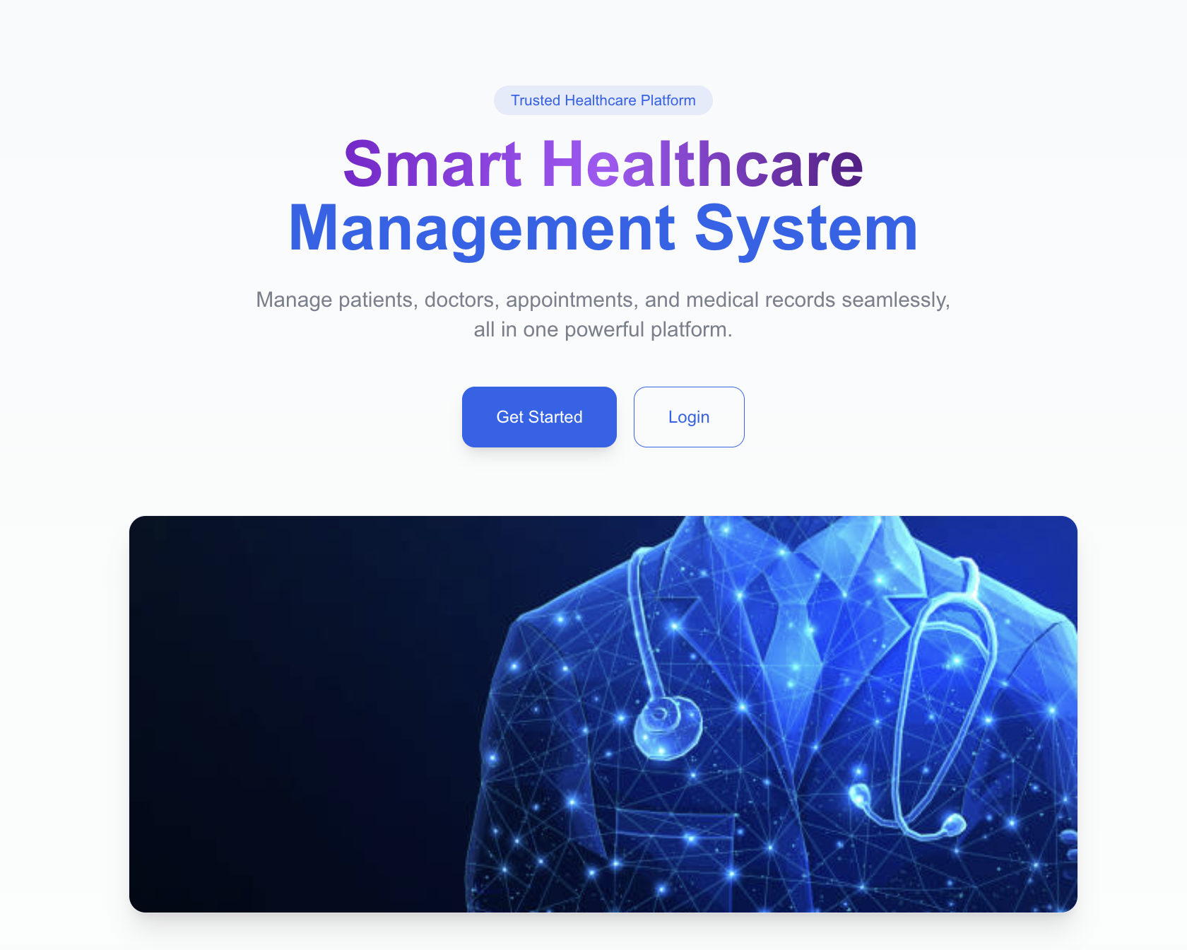 MediCore project screenshot